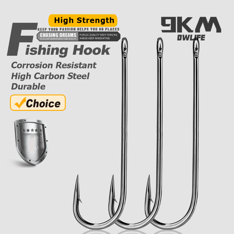 Fishing Hook Assortment - 9KM Aberdeen Hooks Long Shank Fishing