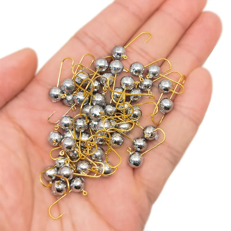 OUTKIT 10pcs Mini Jig Head Hoo - Fishing Hook Barbless 评论和价格