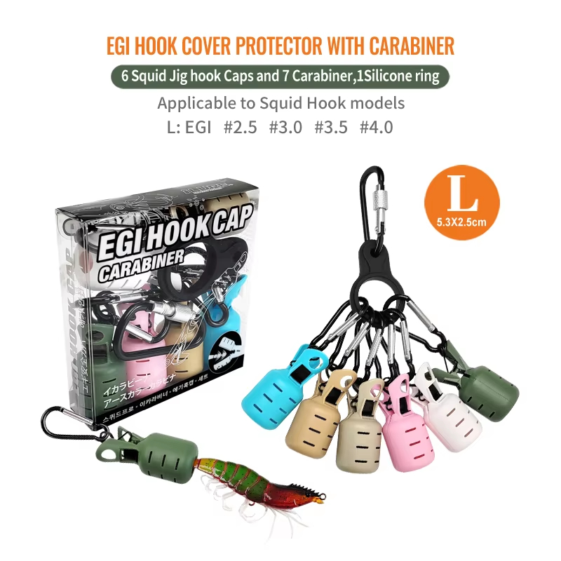 6pcs Colorful Squid Jig Hook C - Fishing Hook Jig 评论和价格