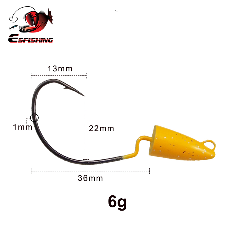 ESFISHING Offset Hook High Str - Fishing Hook Offset 评论和价格