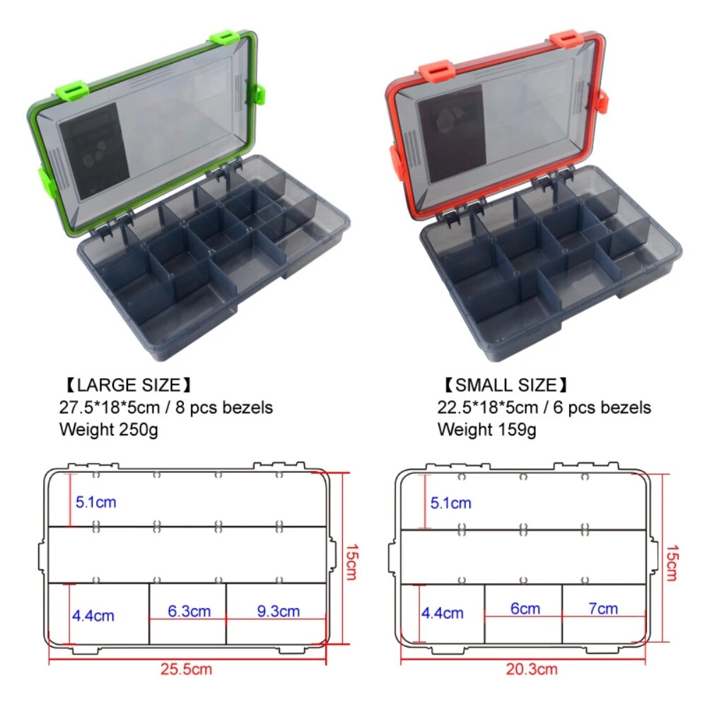 Fishing Tackle Box Large Capac - Fishing Hook Size 评论和价格