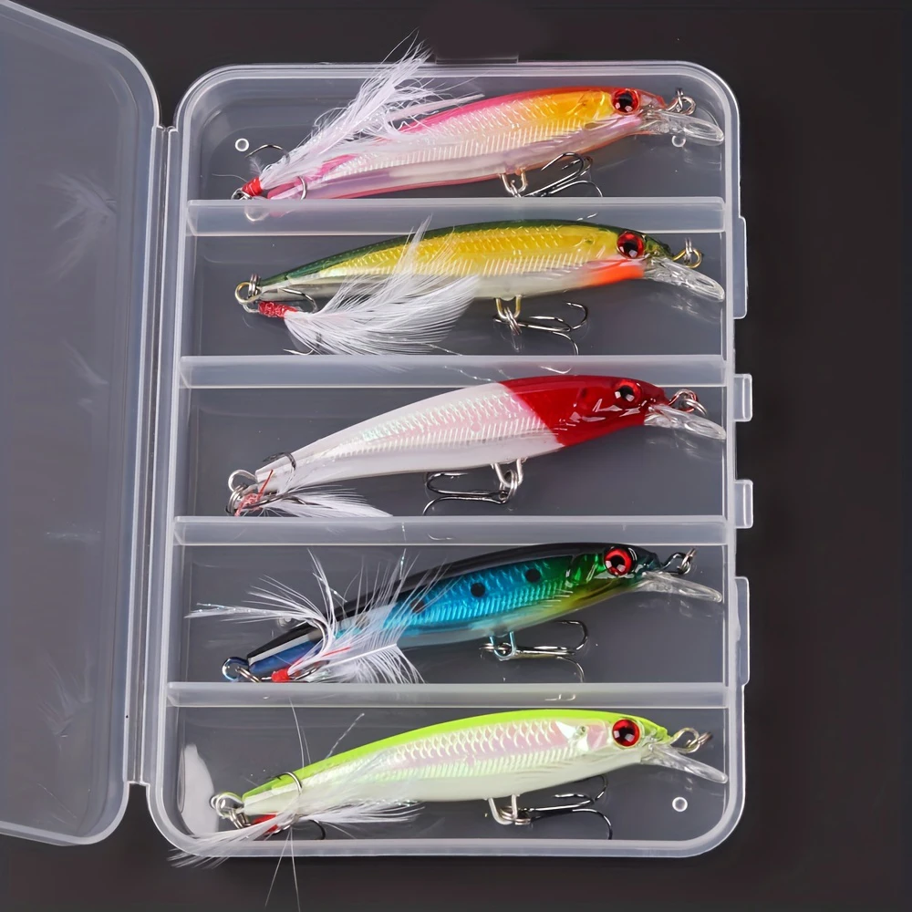 5pcs/box Laser 3D Eyes Bionic  - Fishing Hook Box 评论和价格
