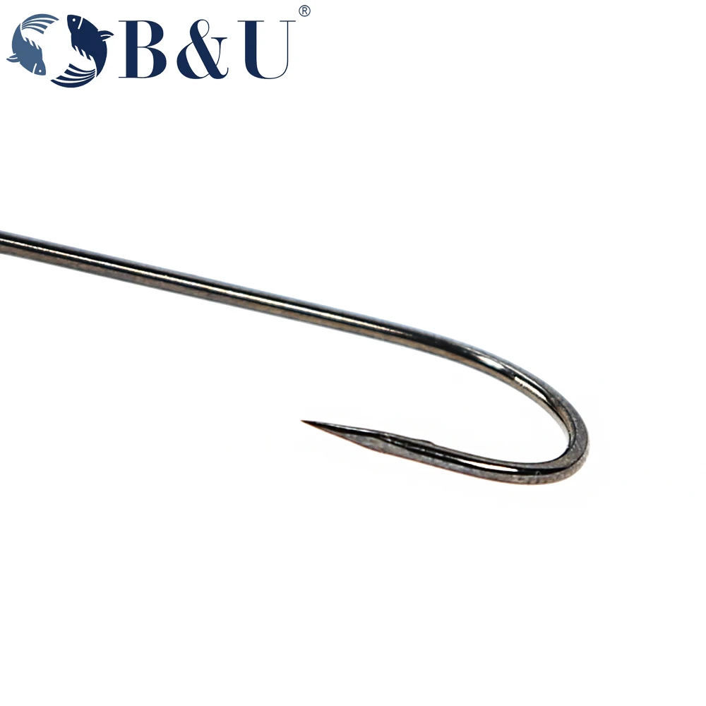 B&U 20pcs Fishing Hook Big Eye - Fishing Hook Offset 评论和价格