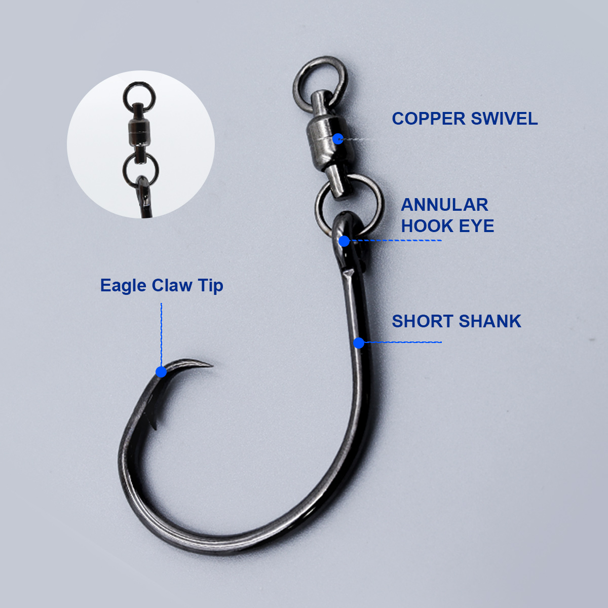 ZYZHE 3/6/9pcs Circle Hooks Wi - Fishing Hook Offset 评论和价格