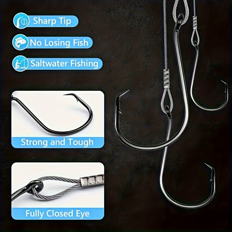 25pcs Heavy Duty Circle Hooks  - Fishing Hook Assortment 评论和价格